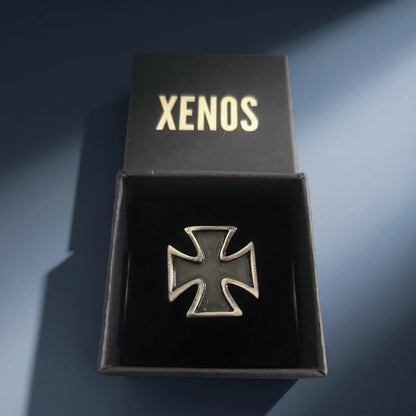Iron Cross Ring Inside a Xenos Jewelry Box