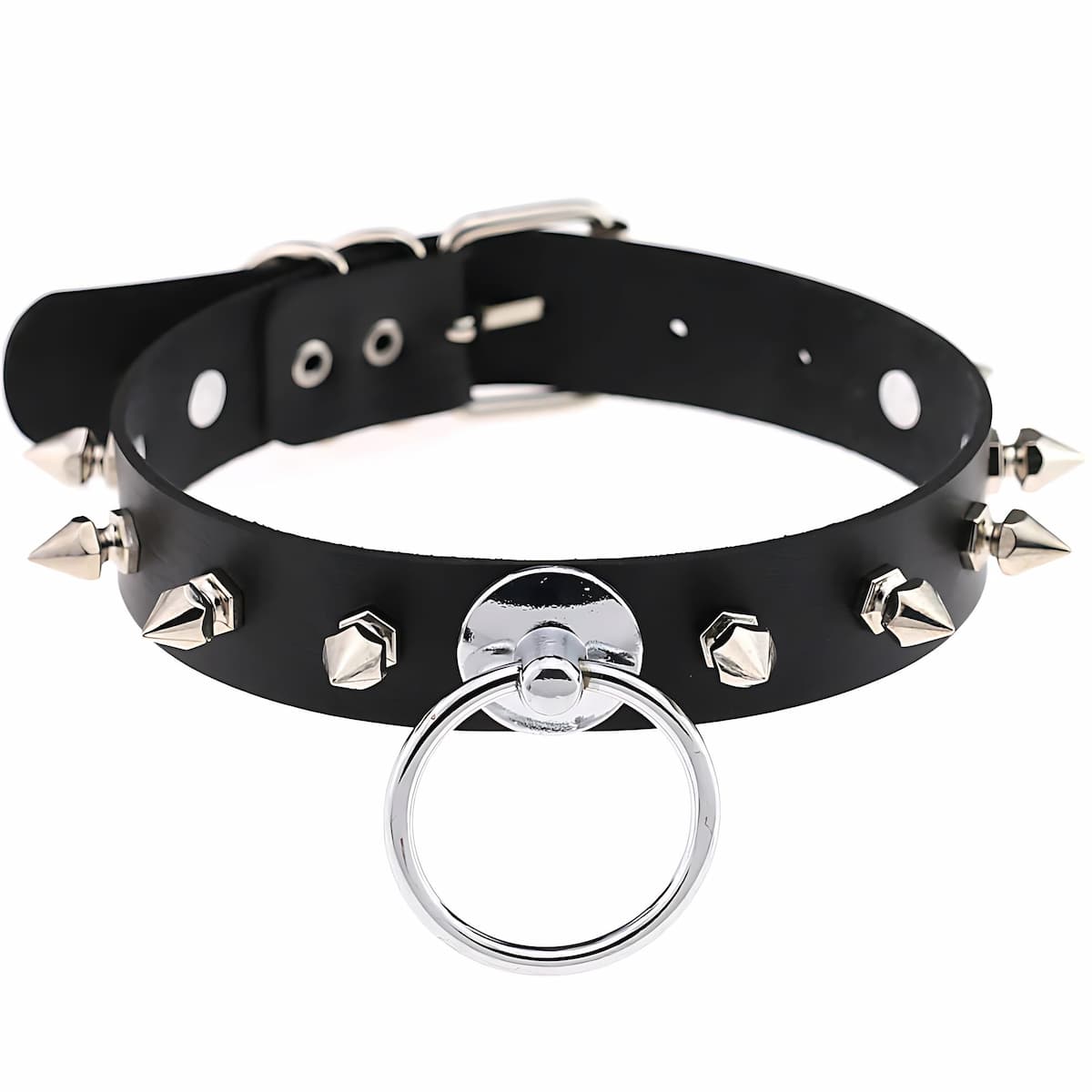 Leather Gothic Choker Collar Style JDDHXQ Xenos Jewelry