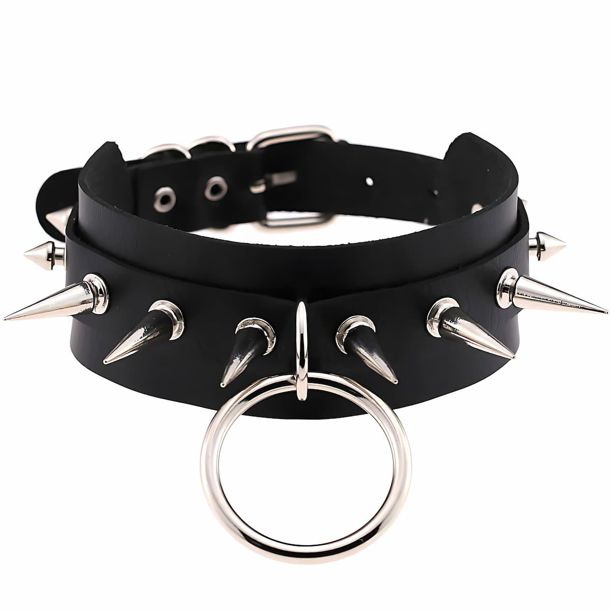Leather Gothic Choker Collar Style SCJD Xenos Jewelry