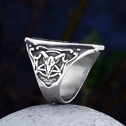 Lucifer Coffin Ring