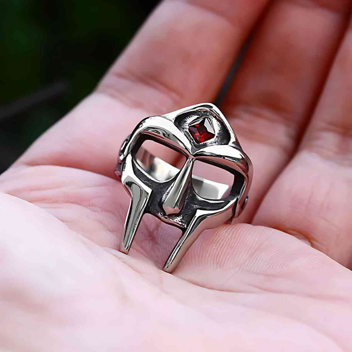 MF Doom Mask Ring Stainless Steel Xenos Jewelry