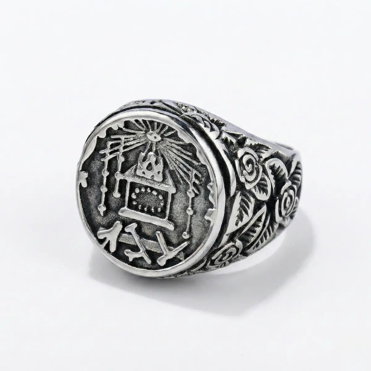 Yorj Rite Ark. Code Masonic York Rite Ring | Ark of the Covenant Secret Vault