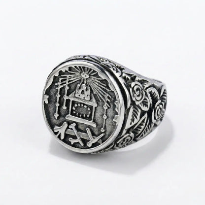 Masonic York Rite Ring Details