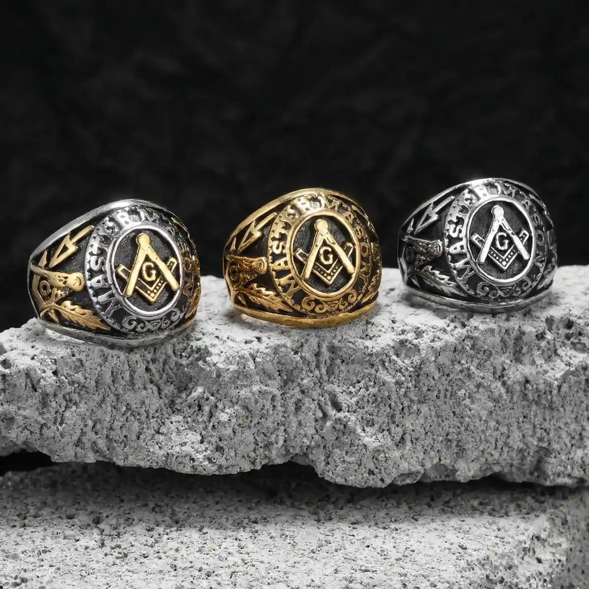 Master Mason Degree Rings Details