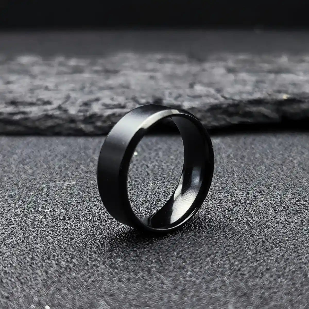 Matte Black Ring
