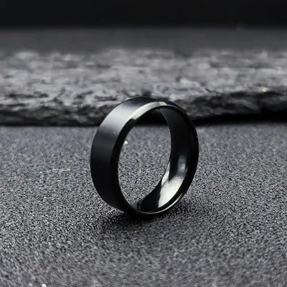 Matte Black Ring