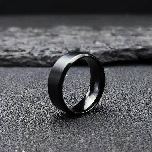 Matte Black Ring