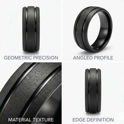 Matte Black Tungsten Band 8mm Features