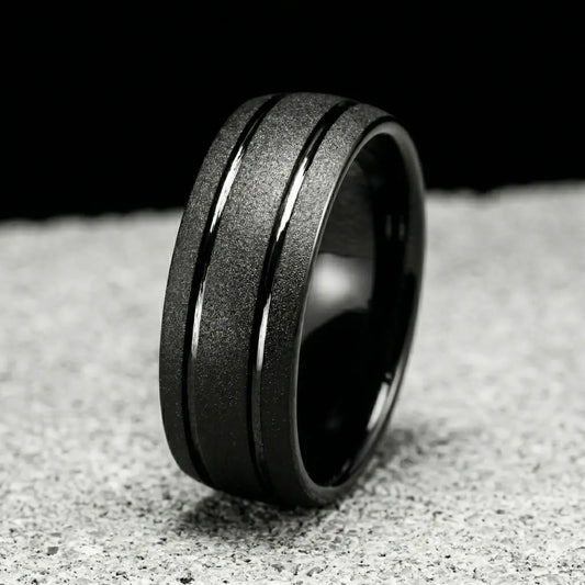 Matte Black Tungsten Band 8mm