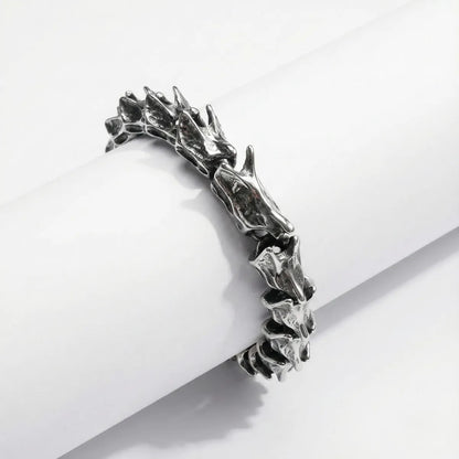 Men’s Dragon Bone Bracelet Front