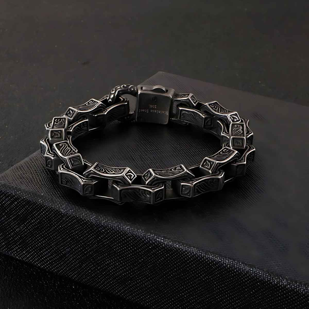 Mens Norse Chain Bracelet Xenos Jewelry