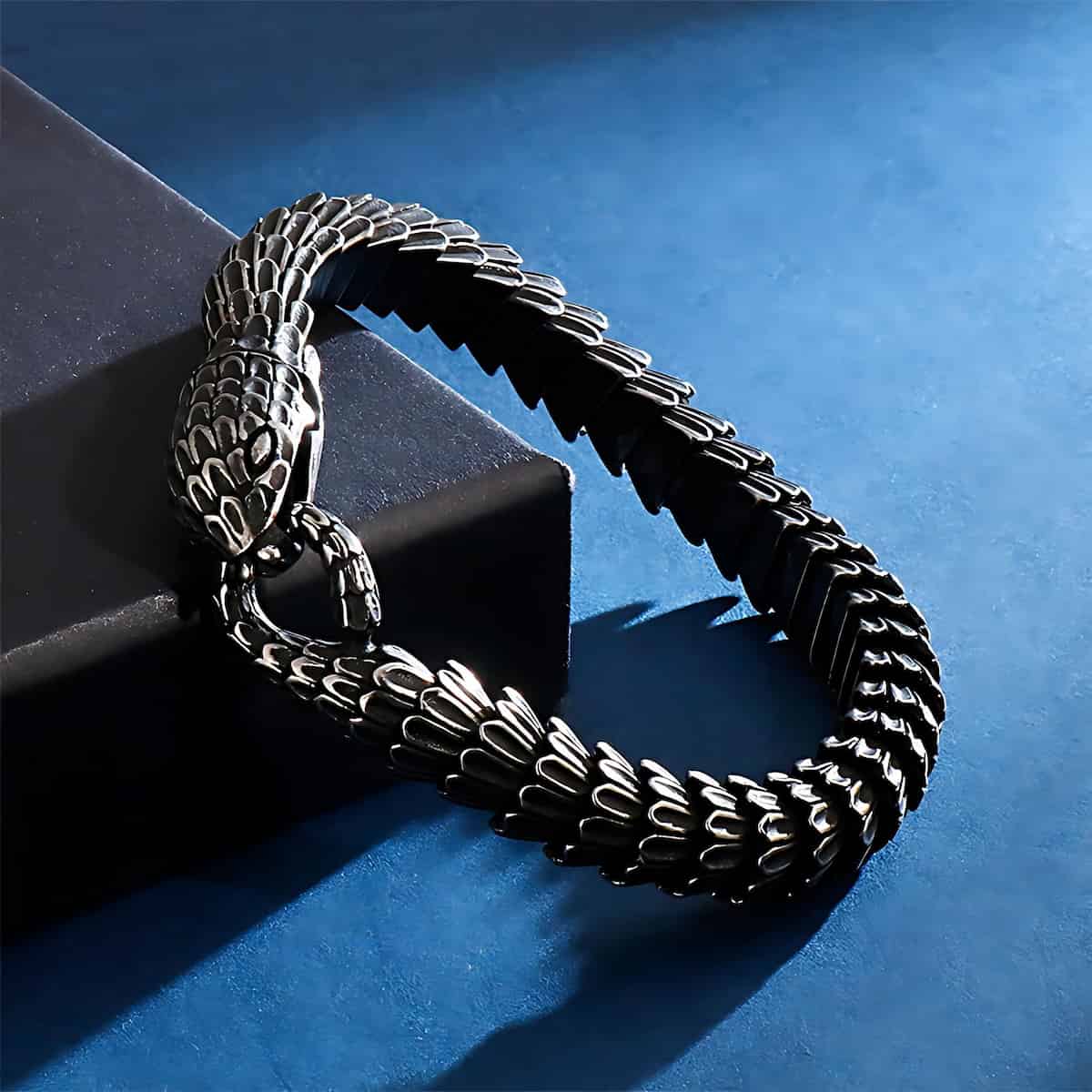 Mens Snake Chain Bracelet Xenos Jewelry