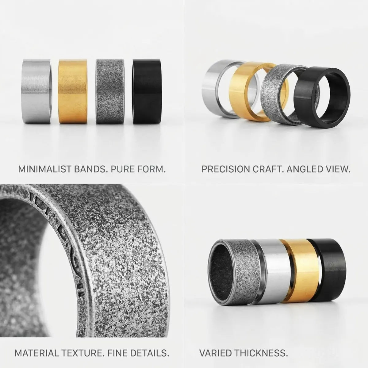 Minimalist Wedding Band Features