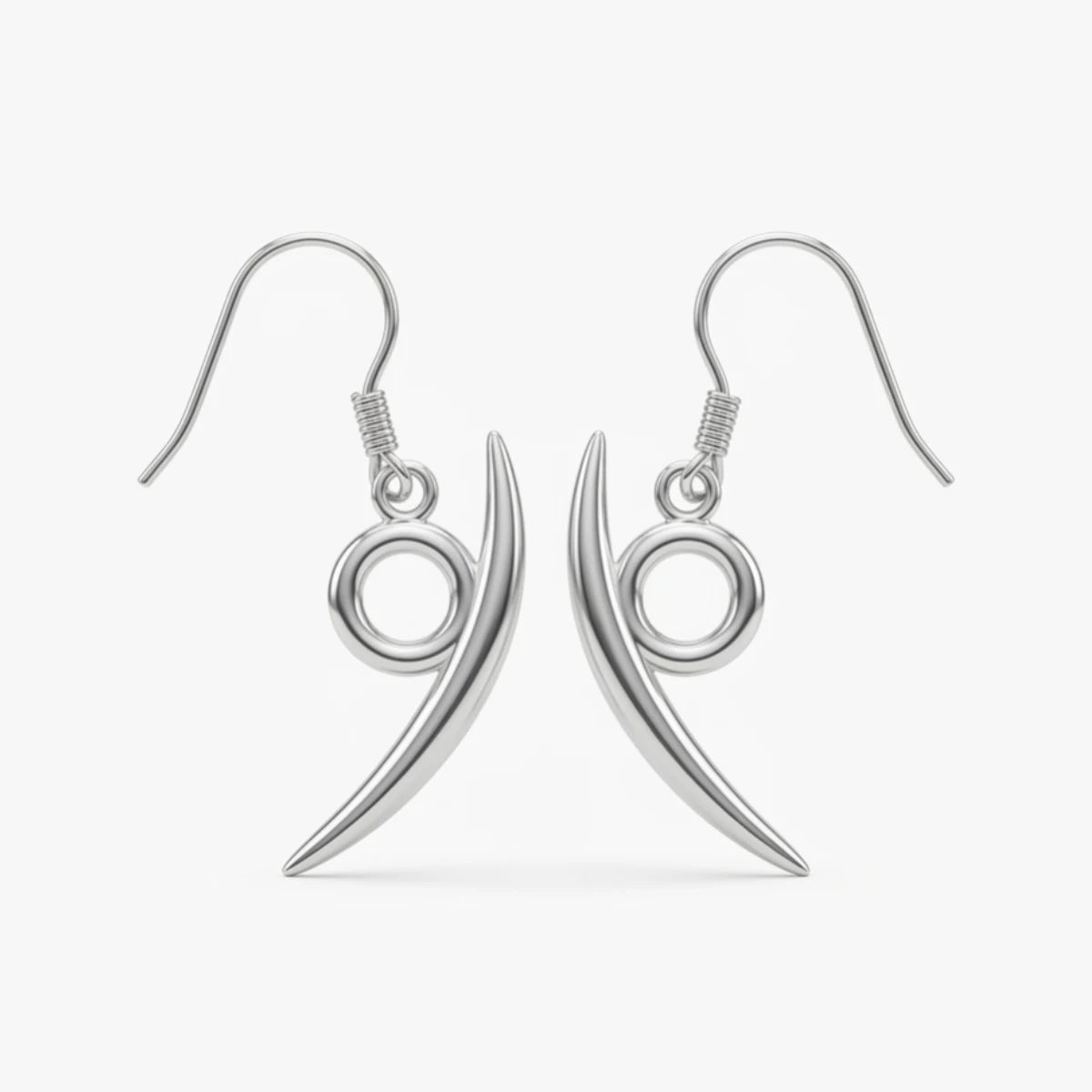Naruto Orochimaru Earrings Sterling Silver Top View
