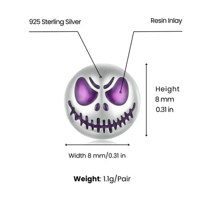 Nightmare Before Christmas Earrings Glow in the Dark Earrings Dimensions and Weight