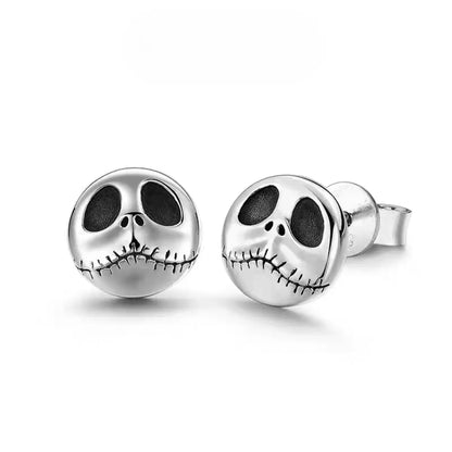 Nightmare Before Christmas Earrings Sterling Silver