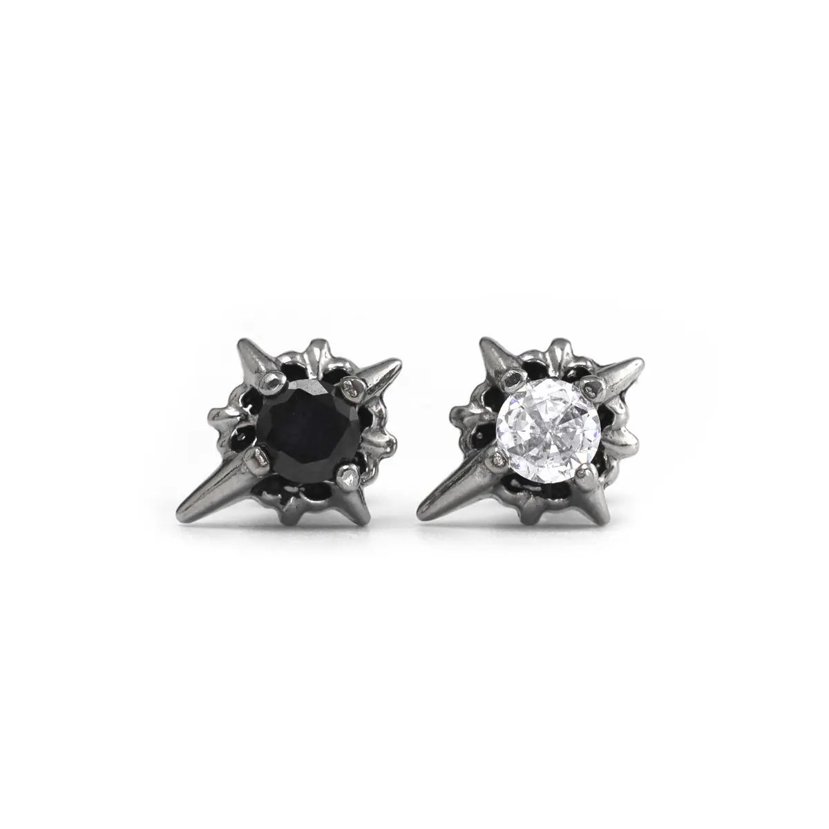North Star Stud Earrings in Stainless Steel