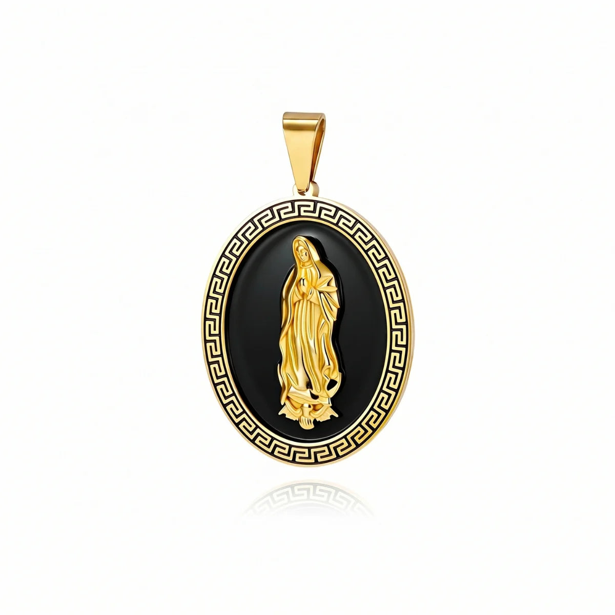 Our Lady of Guadalupe Pendant Only Gold