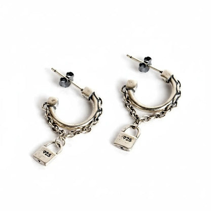 Padlock-Chain-Earrings-Front
