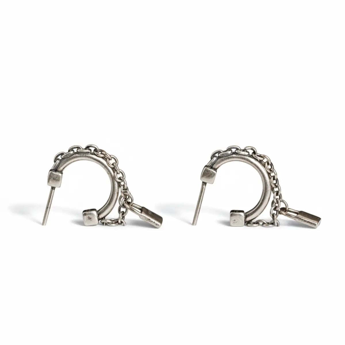 Padlock-Chain-Earrings-Side