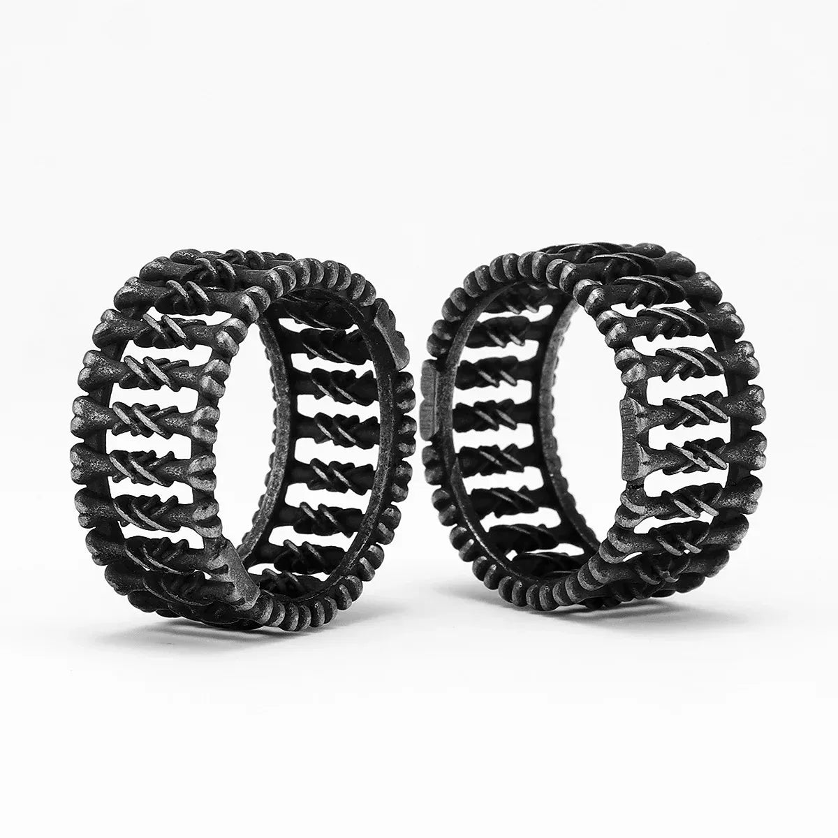 Ribcage Spine Ring Multi Angle Details