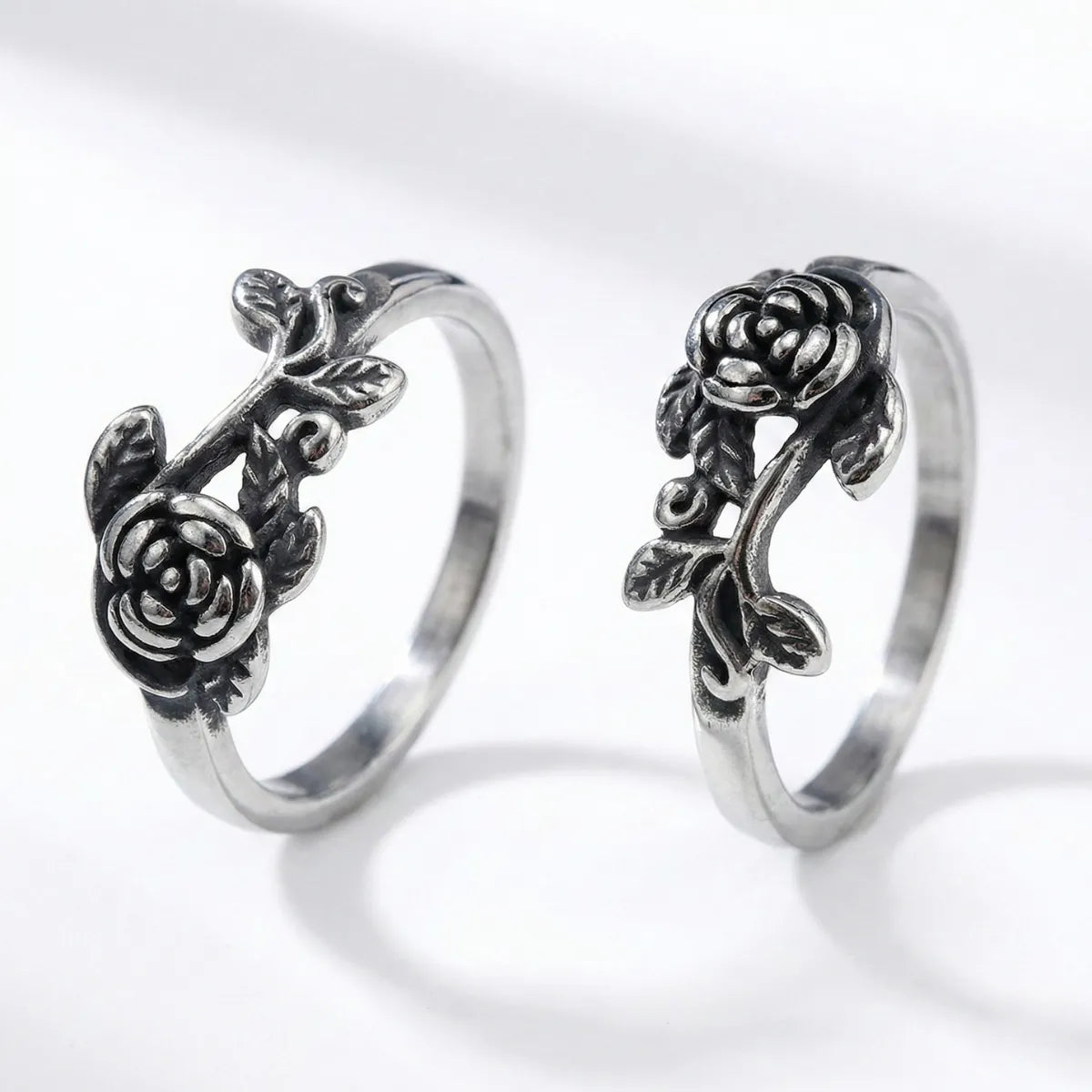 Rose and Thorn Ring Multi Angle Details