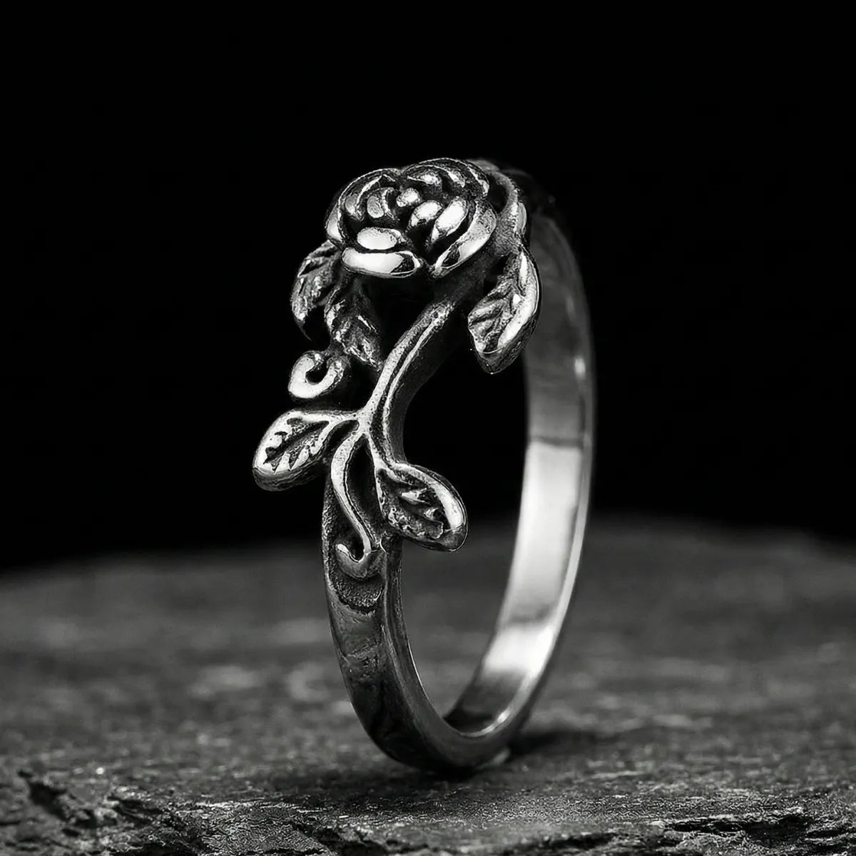 Rose and Thorn Ring