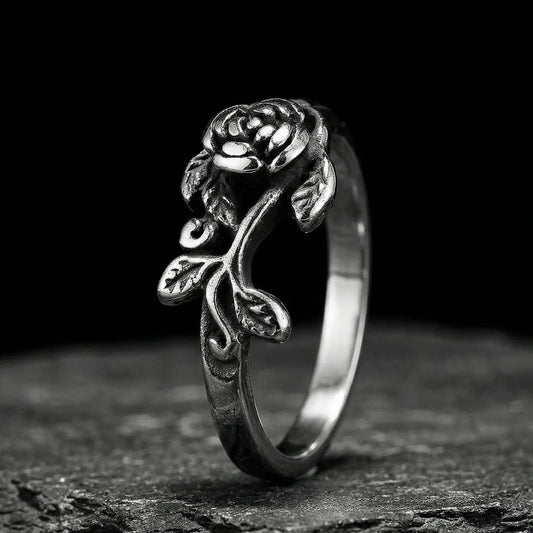 Rose and Thorn Ring