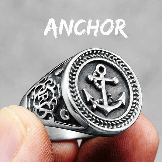 Round Anchor Ring Xenos Jewelry