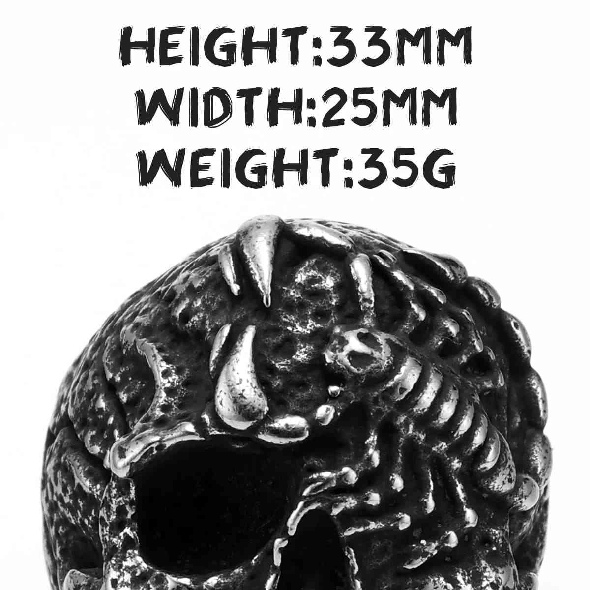Scorpion Skull Ring Size Xenos Jewelry