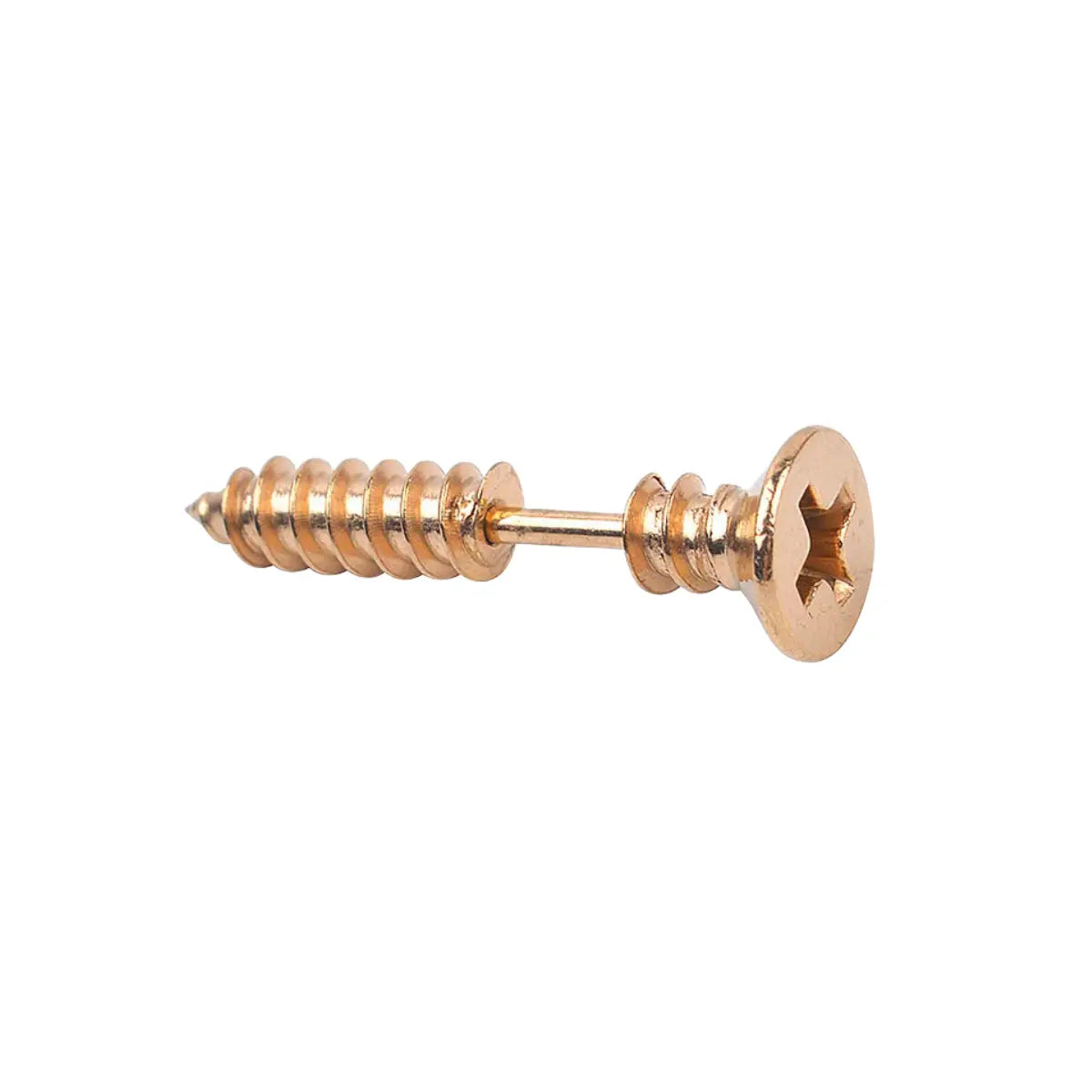 Screw Stud Earrings Gold