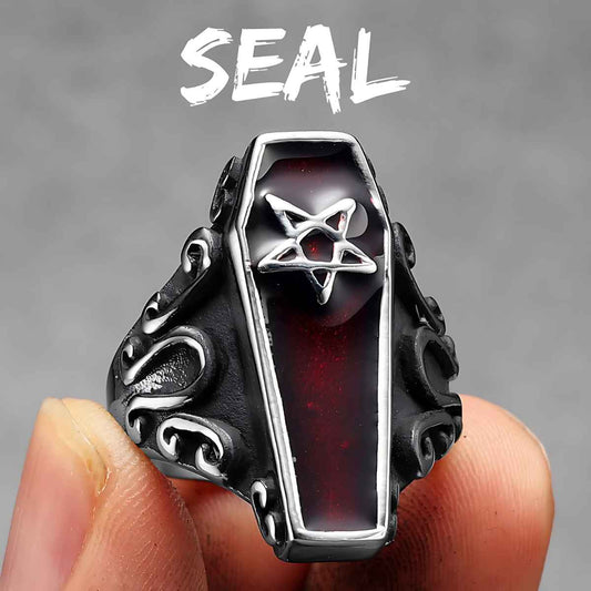 Seal Coffin Ring
