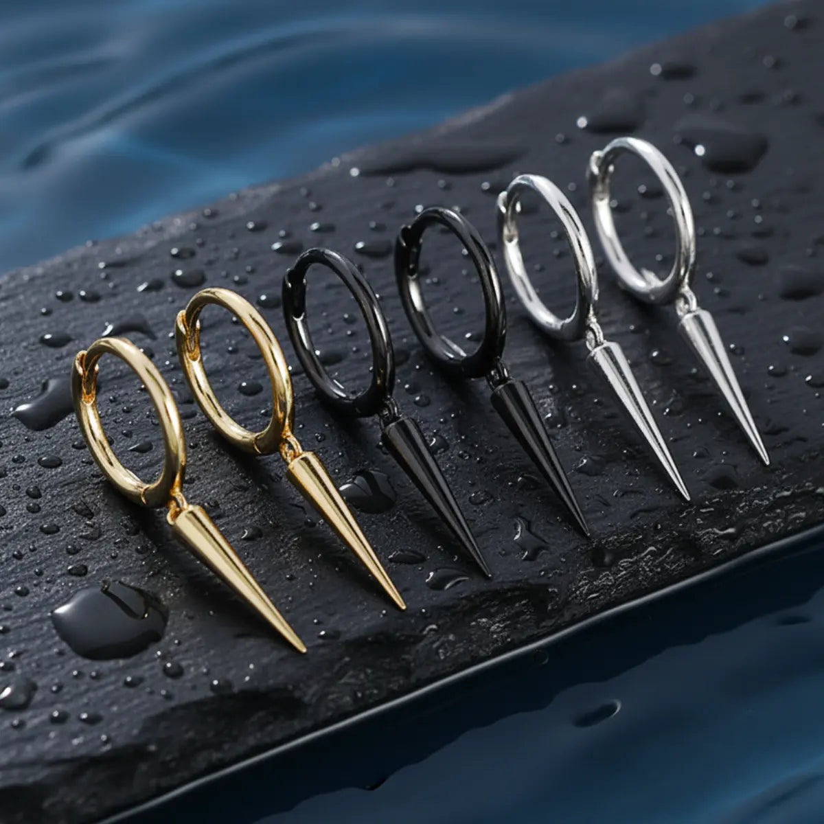 Single Spike Drop Earrings All Colors