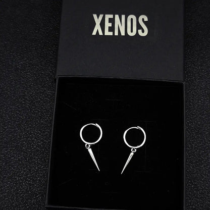 Single Spike Drop Earrings Presented in Box