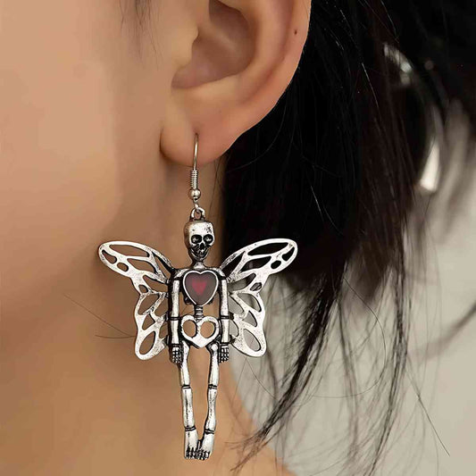 Skeleton Fairy Earrings - Xenos Jewelry