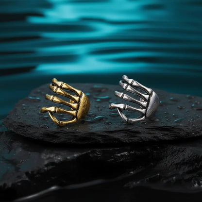 Skeleton Hand Ear Cuff