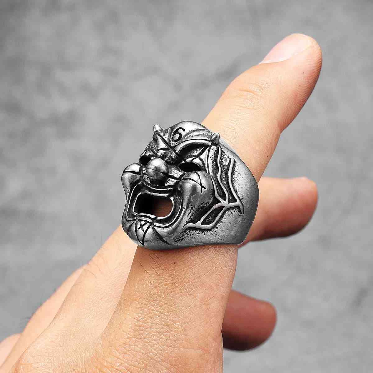 Slipknot Ring Stainless Steel Xenos Jewelry