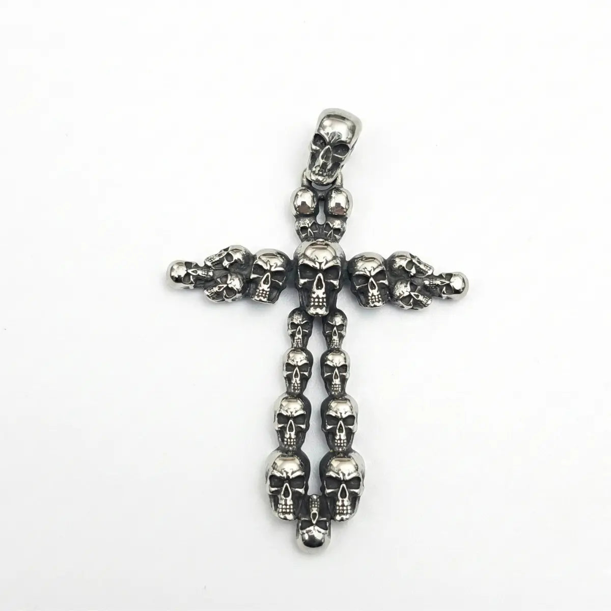 Small Skull Cross Necklace Pendant Only