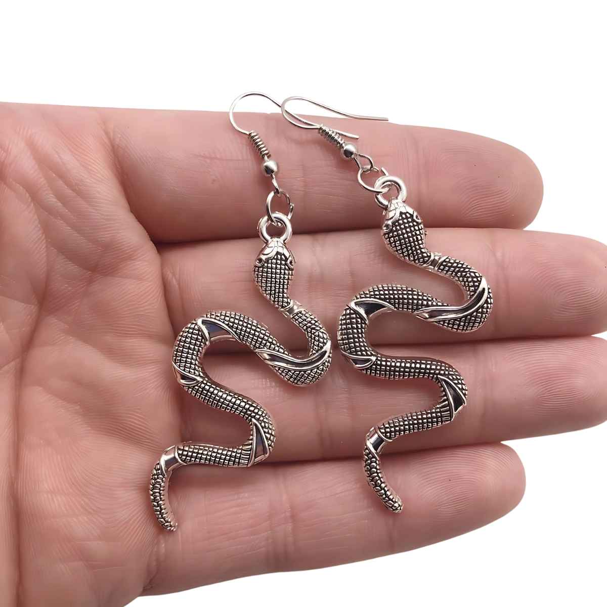 Snake Dangle Earrings for Women Xenos Jewelry