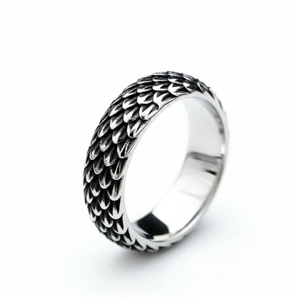 Snake Skin Ring Close Up