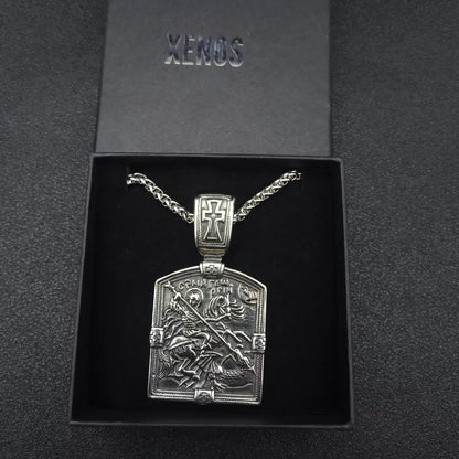 St George Medal Presented in Box