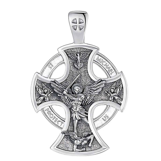 St Michael Archangel Cross Necklace Pendant Only Xenos Jewelry