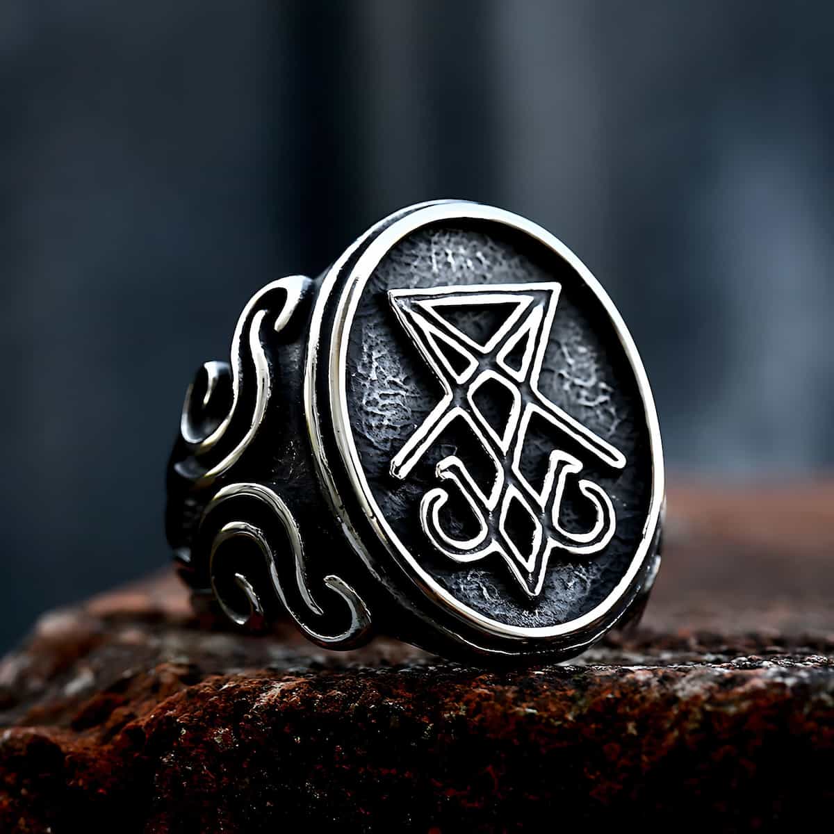 Lufa Rings Stainless Steel Lucifer Ring | Xenos Jewelry