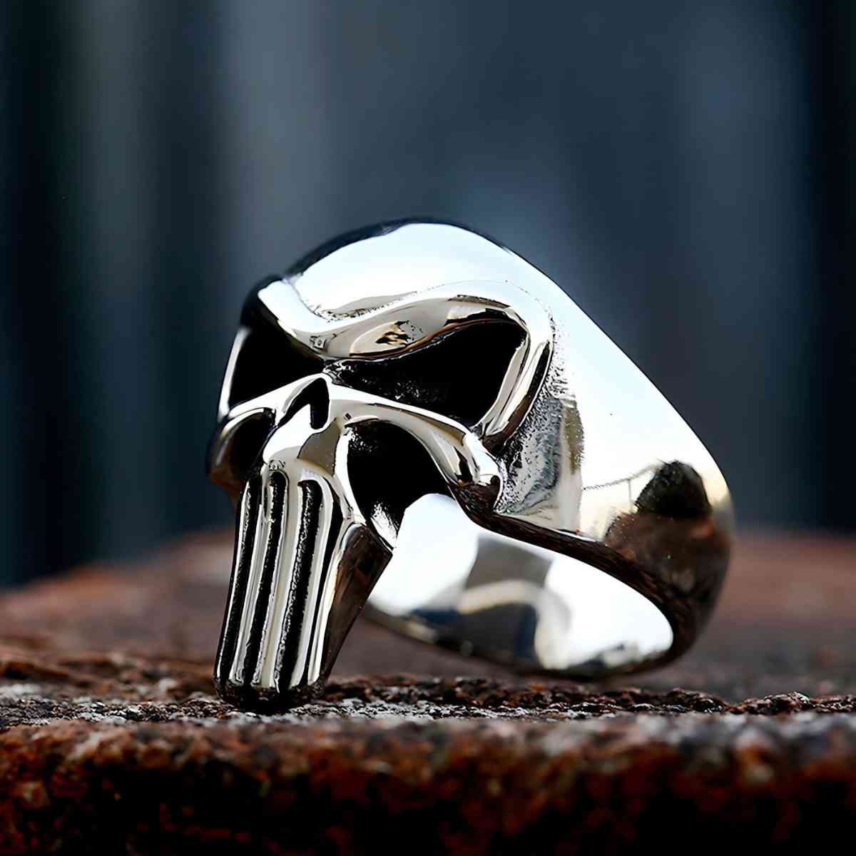 Stainless Steel Punisher Skull Ring | Xenos
