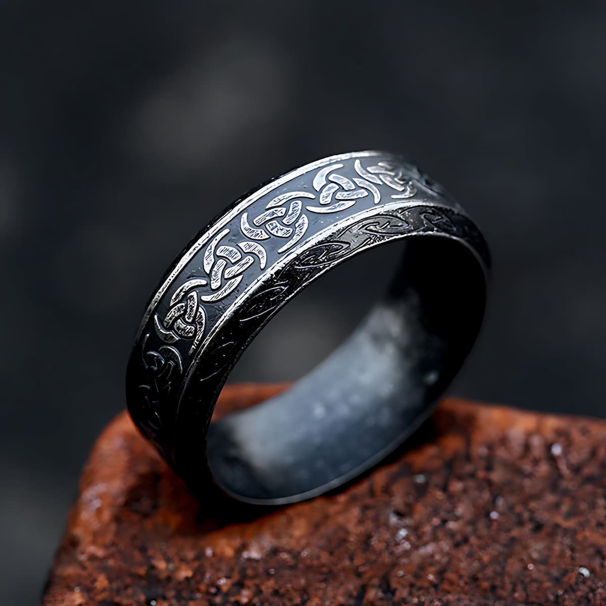 Stainless Steel Triskele Ring Xenos Jewelry