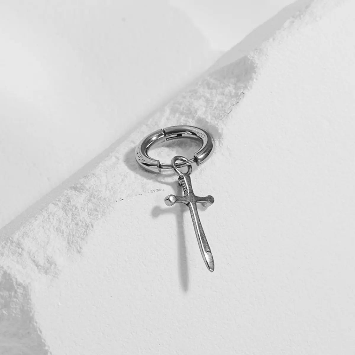 Sword Blade Earrings Back