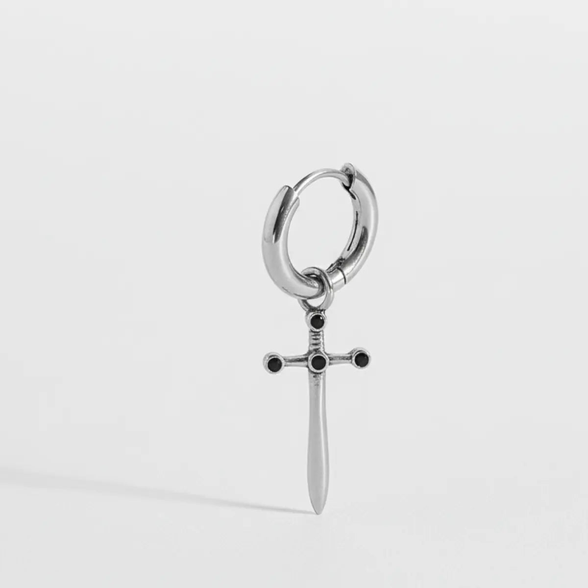 Sword Blade Earrings Front