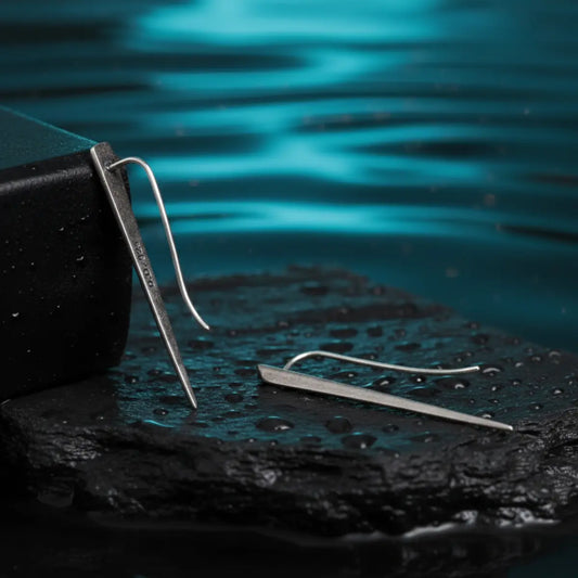 Tapered Spike Drop Earrings