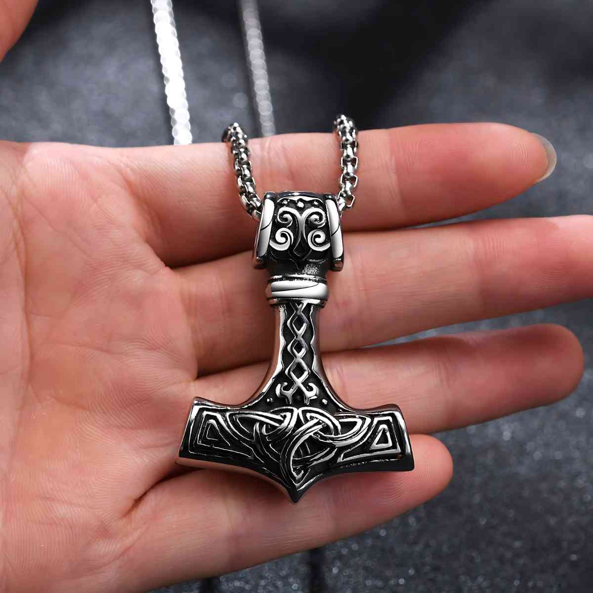 Thors Hammer Mjolnir Necklace
