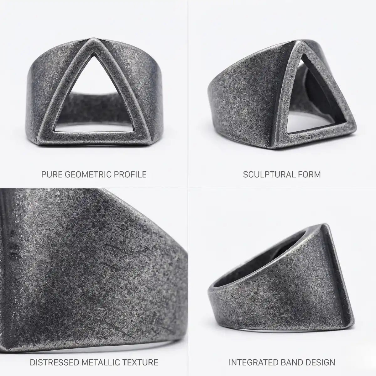 Triangle Guide Ring Triangle Ring | Minimalist Jewelry